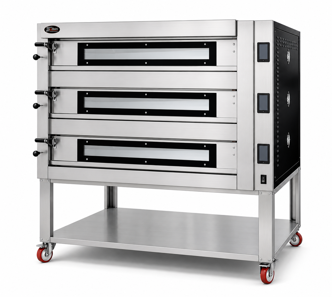 Sud Forni Topazio Triple Deck - 18x30cm Pizza - 500˚C - Pizza Oven - ZN3-75