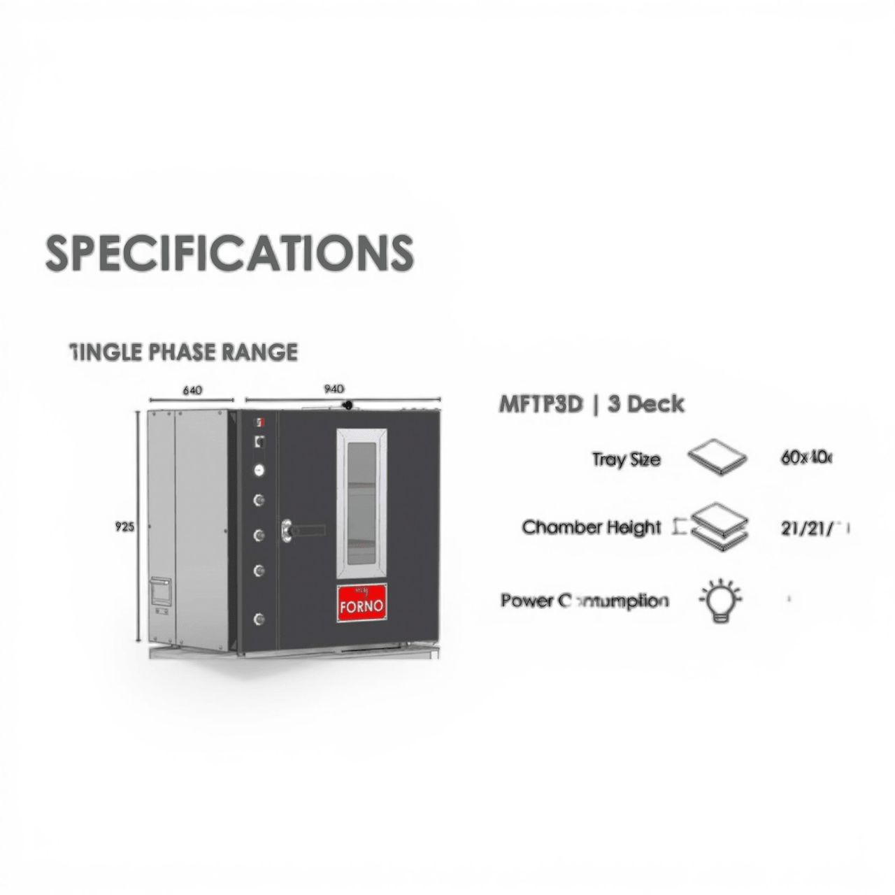 My Forno Single phase Bread/Pizza/Pastry Oven - FACTORY ORDER - Pizza Solutions