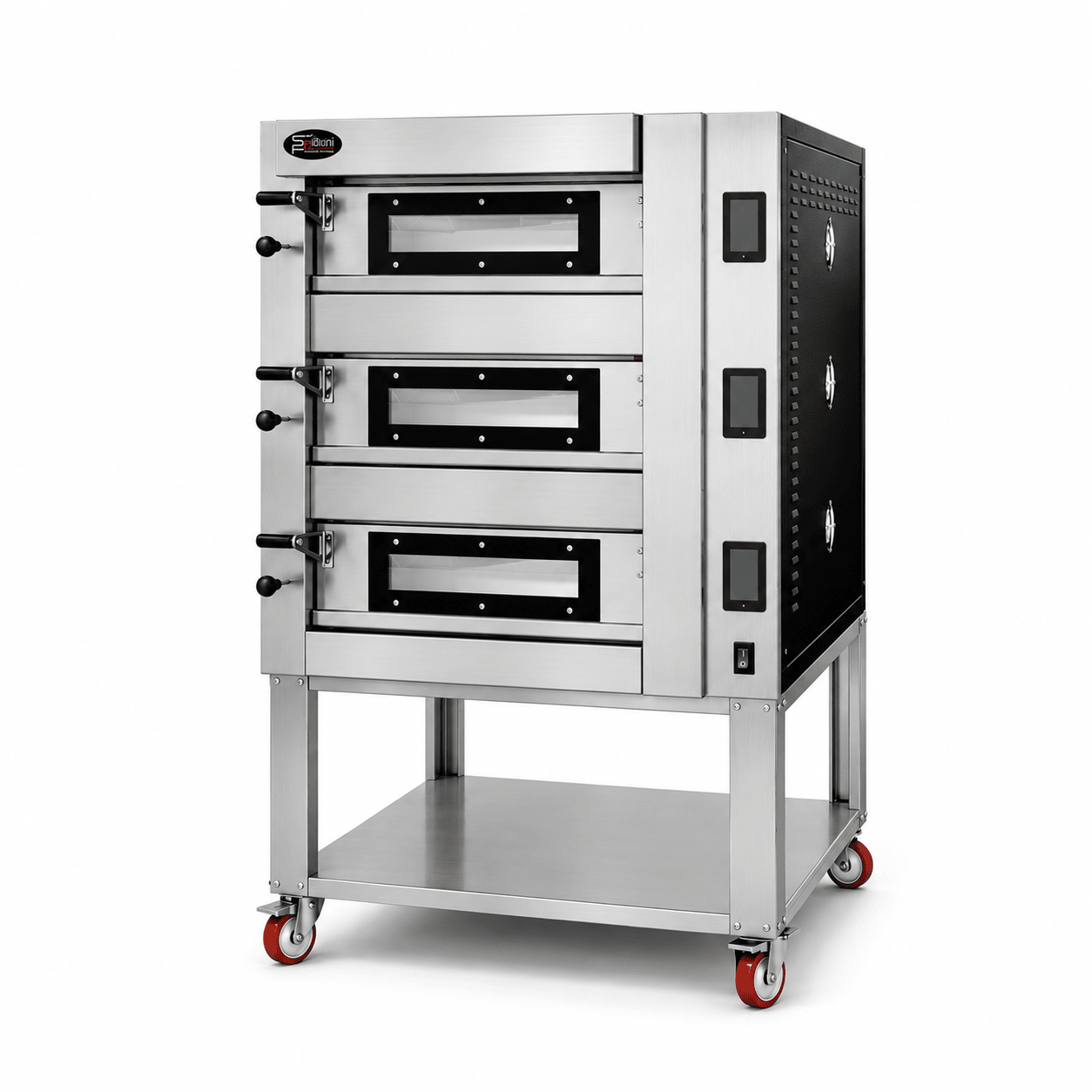 Sud Forni Topazio Triple Deck - 12x30cm Pizza - 500˚C - Pizza Oven - ZN3-65 - Pizza Solutions