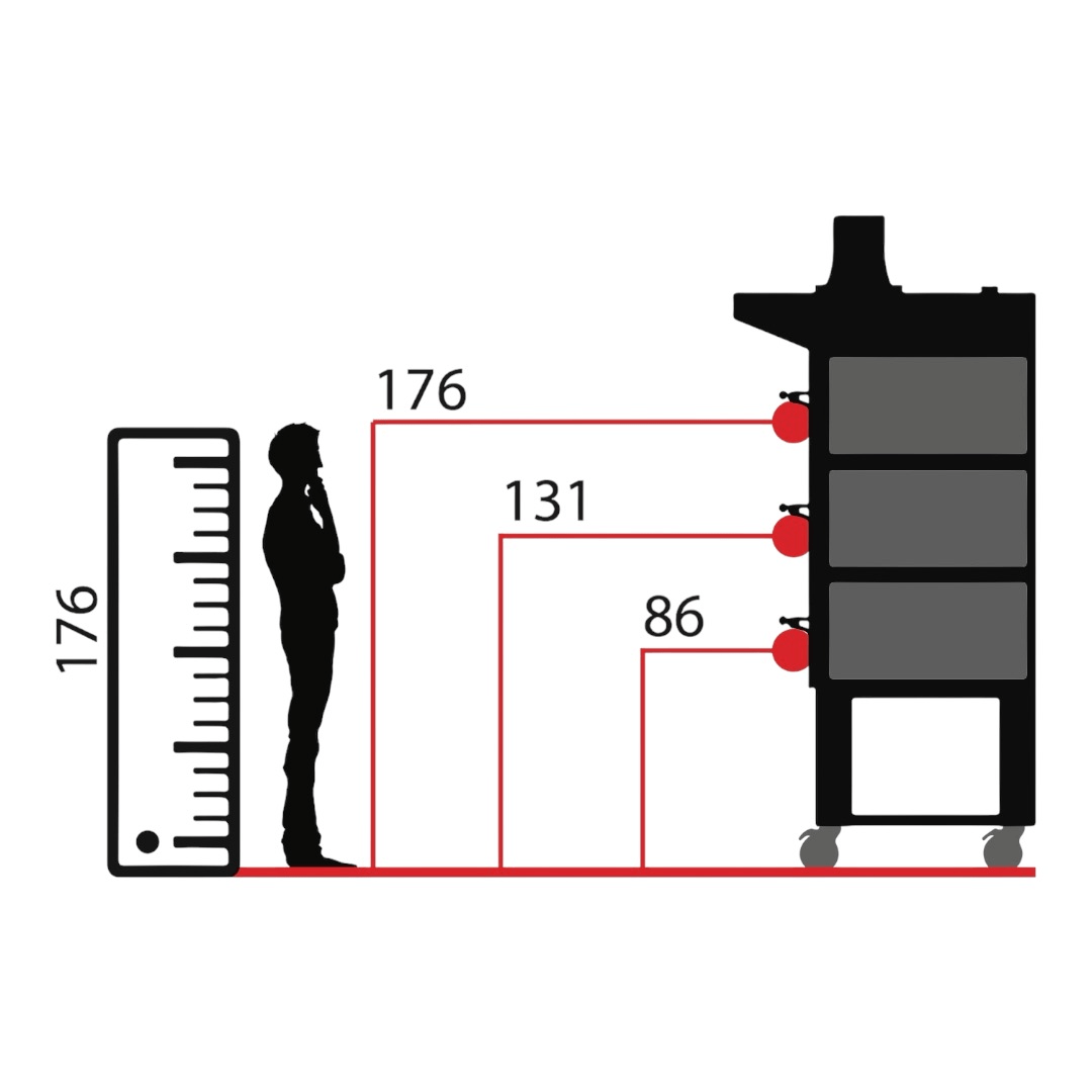 Sud Forni Zaffiro - 500˚C - 9 Pizza Oven - Expandable - Pizza Solutions