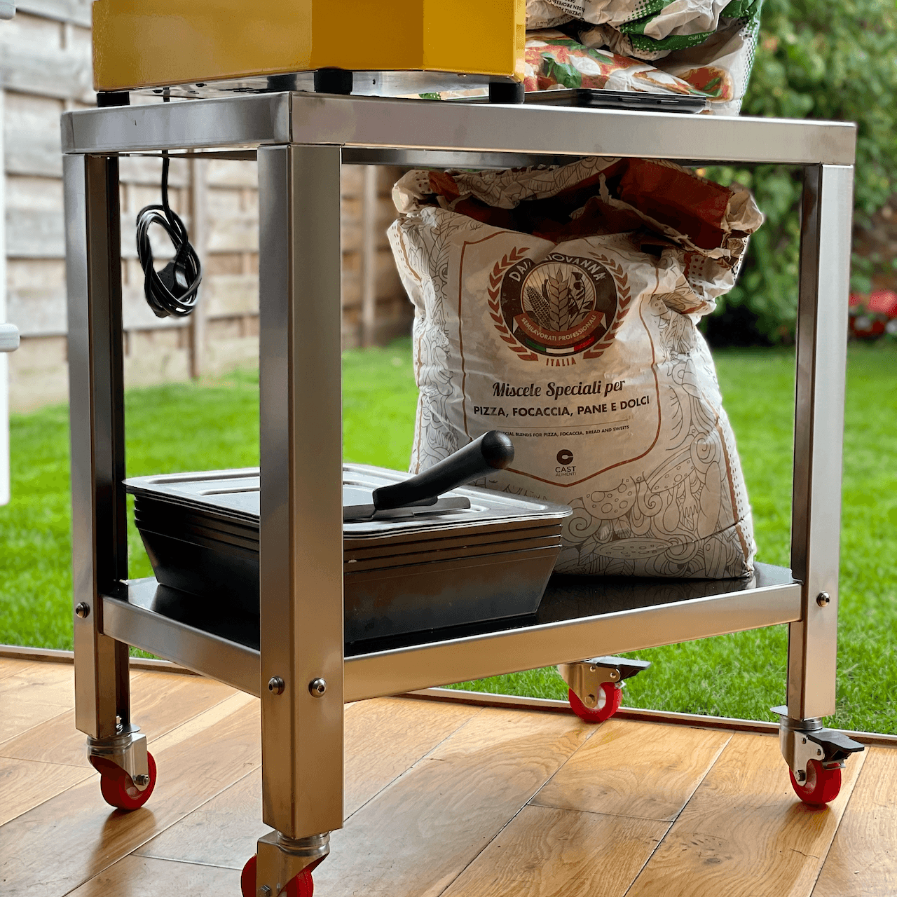 SUNMIX SPIRAL MIXER TROLLEY - Pizza Solutions