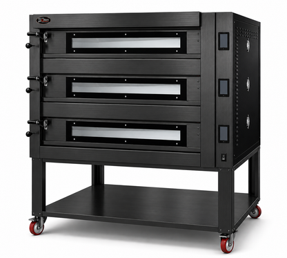 Sud Forni Topazio Triple Deck - 18x30cm Pizza - 500˚C - Pizza Oven - ZN3-75
