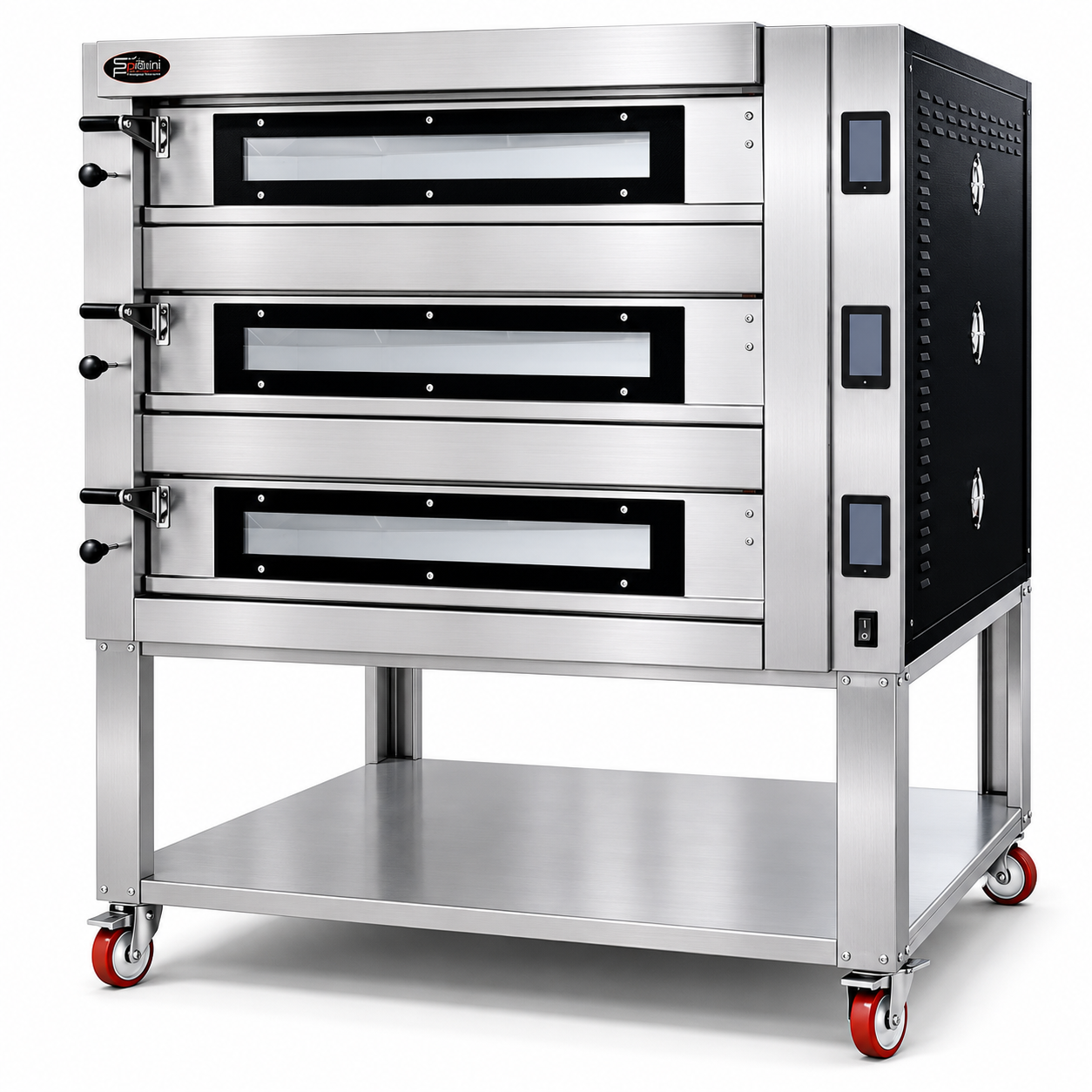 Sud Forni Topazio Triple Deck - 12x33cm Pizza - 500˚C - Pizza Oven - ZN3-75E