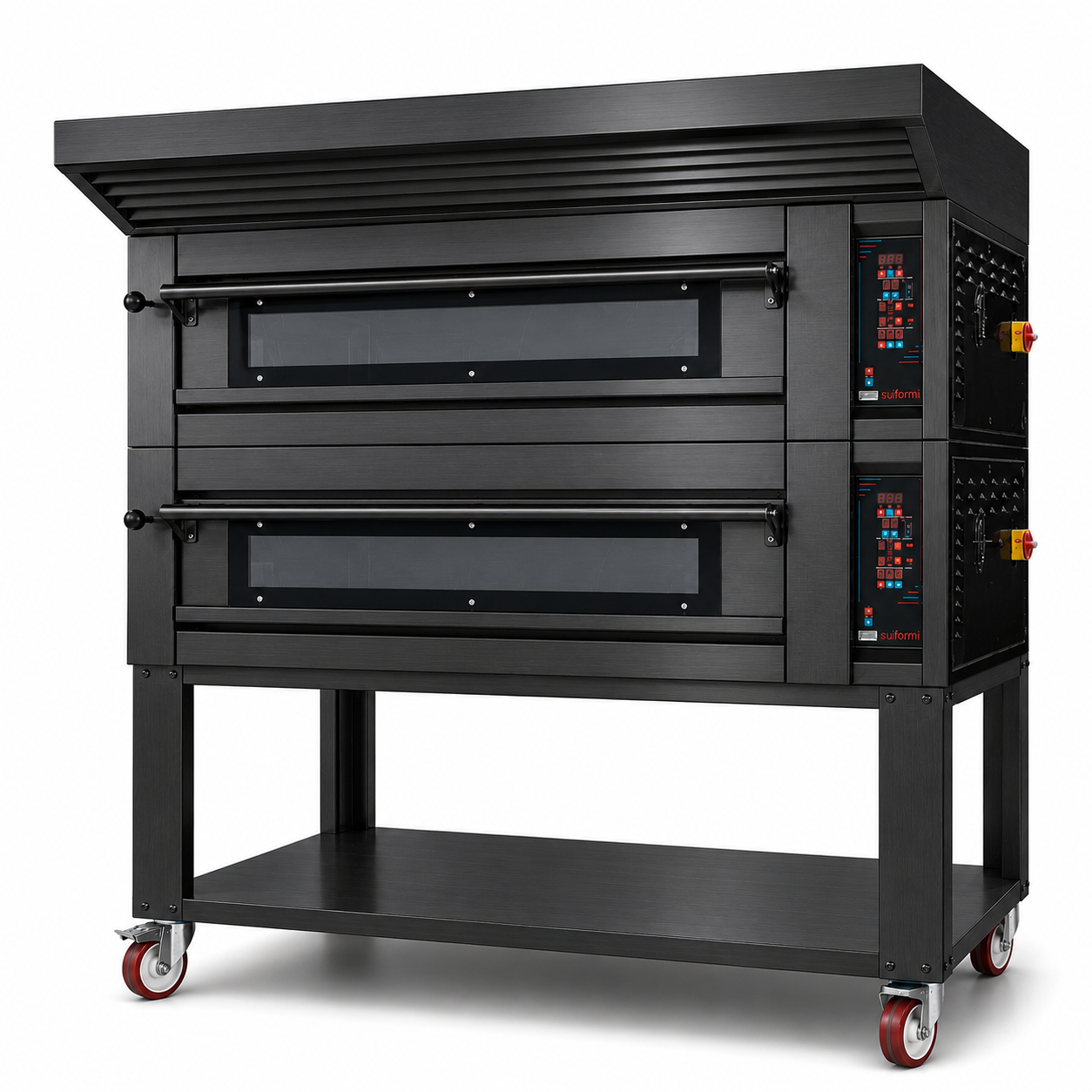 Sud Forni Zaffiro - Twin deck - 18x33cm Pizza - 500˚C - Pizza Oven - ZN-105E - Expandable
