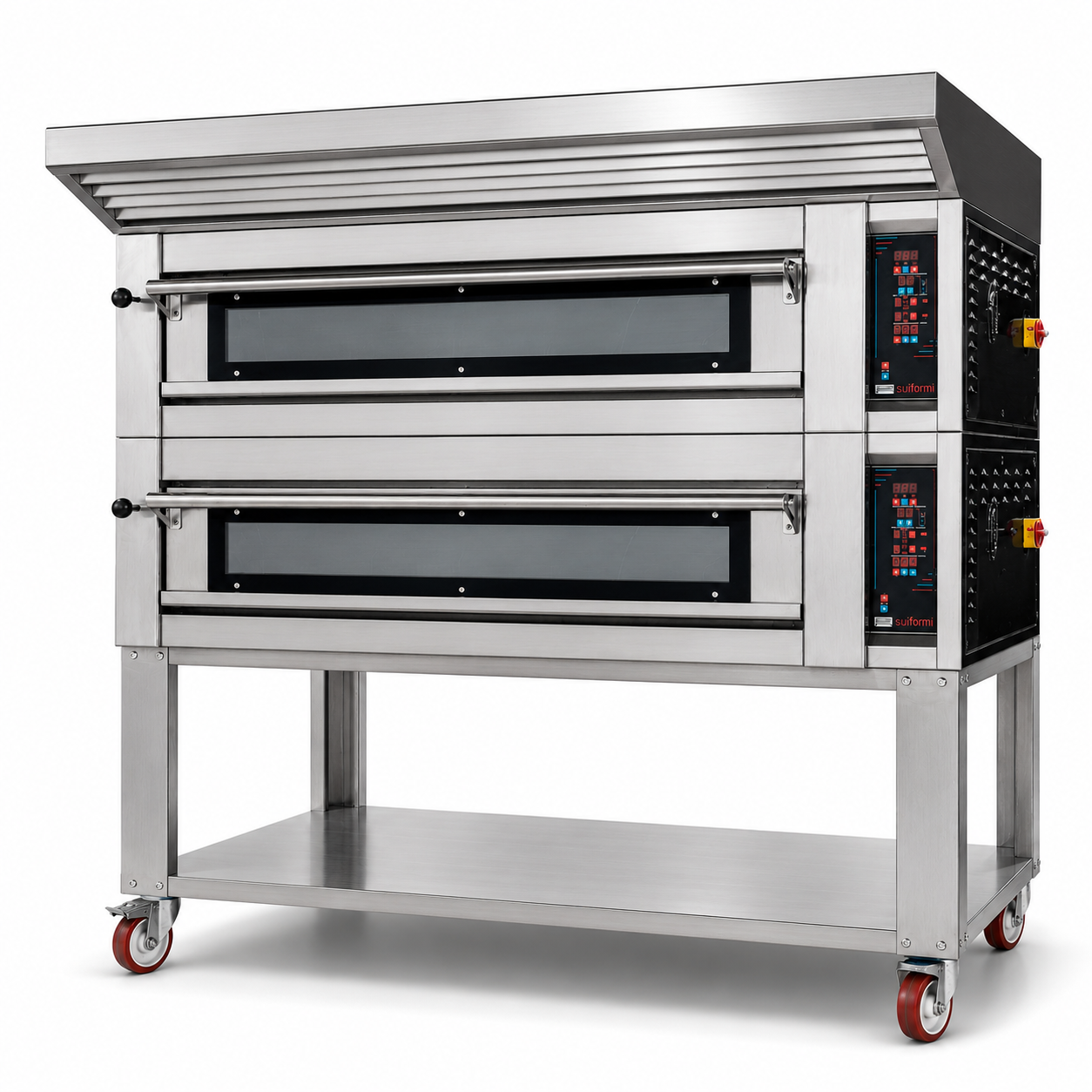 Sud Forni Zaffiro - Twin deck - 18x33cm Pizza - 500˚C - Pizza Oven - ZN-105E - Expandable