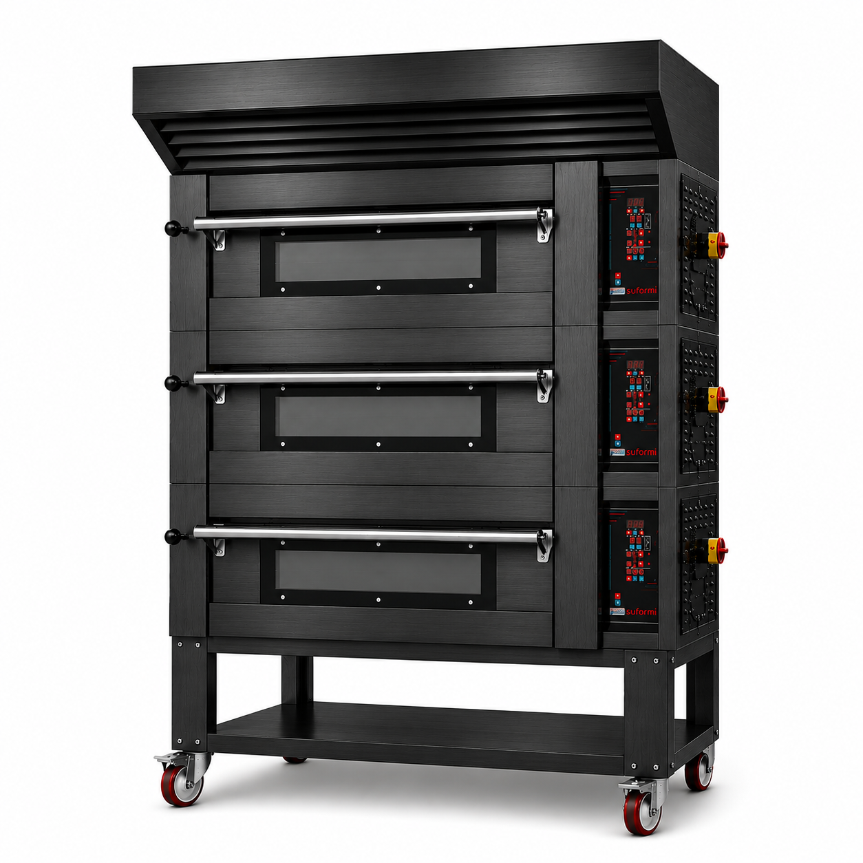 Sud Forni Zaffiro - Triple Deck - 12x33cm Pizza - 500˚C - Pizza Oven - ZN-75E - Expandable