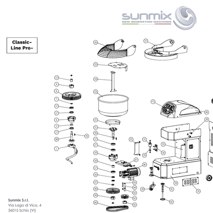 Classic 50/60 Spiral Bearing Housing - Pizza Solutions