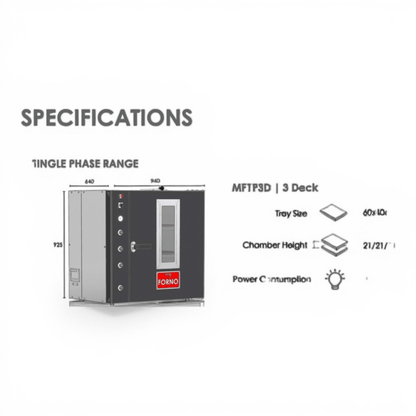 My Forno Single phase Bread/Pizza/Pastry Oven - FACTORY ORDER - Pizza Solutions