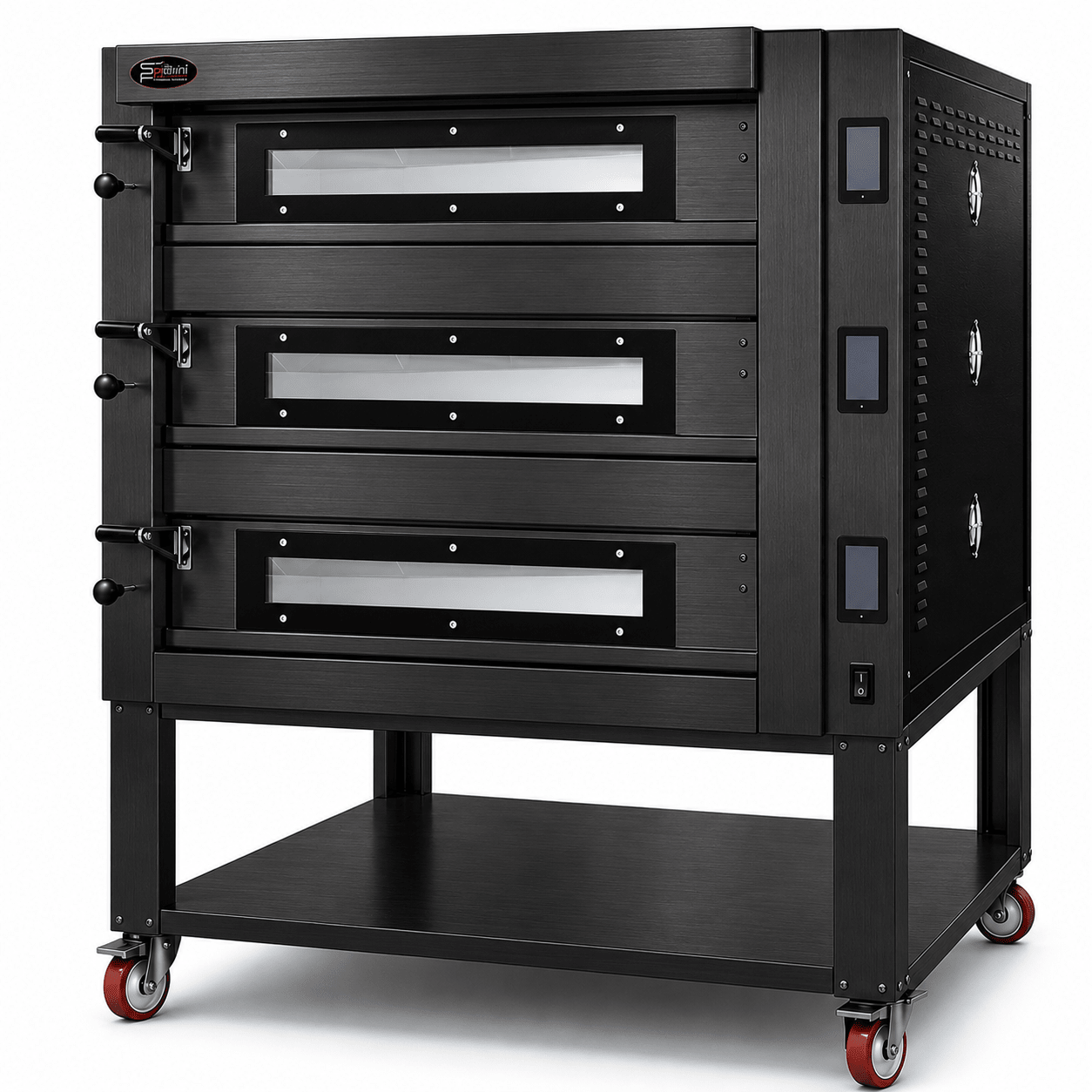 Sud Forni Topazio Triple Deck - 12x33cm Pizza - 500˚C - Pizza Oven - ZN3-75E - Pizza Solutions