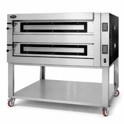 Sud Forni Topazio Twin Deck - 12x30cm Pizza - 500˚C - Pizza Oven - ZN2-75 - Pizza Solutions