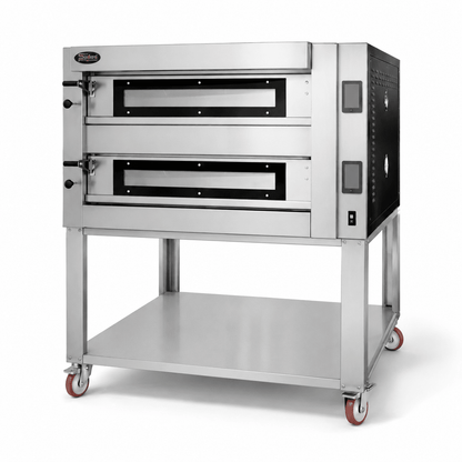 Sud Forni Topazio Twin Deck - 8x33cm Pizza - 500˚C - Pizza Oven - ZN2-75E - Pizza Solutions