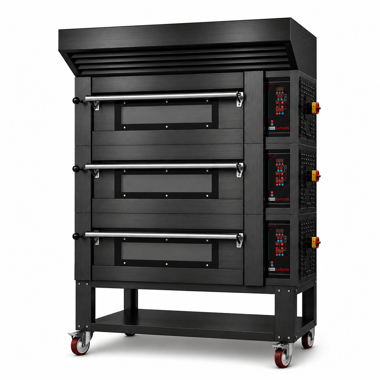 Sud Forni Zaffiro - Triple Deck - 12x30cm Pizza - 500˚C - Pizza Oven - ZN-65 - Expandable - Pizza Solutions