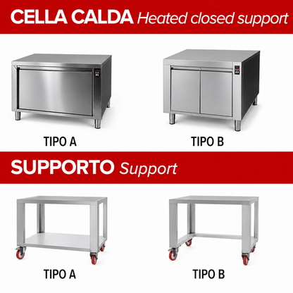 Sud Forni Zaffiro - Triple Deck - 12x30cm Pizza - 500˚C - Pizza Oven - ZN-65 - Expandable - Pizza Solutions