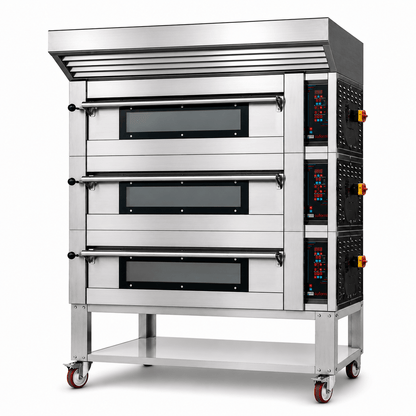 Sud Forni Zaffiro - Triple Deck - 18x33cm Pizza - 500˚C - Pizza Oven - ZN-80 - Expandable - Pizza Solutions
