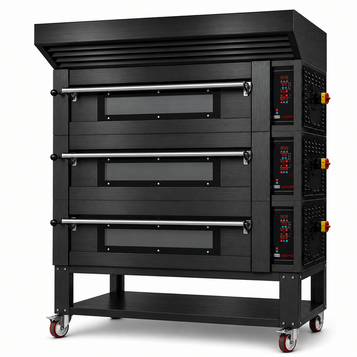 Sud Forni Zaffiro - Triple Deck - 18x33cm Pizza - 500˚C - Pizza Oven - ZN-80 - Expandable - Pizza Solutions