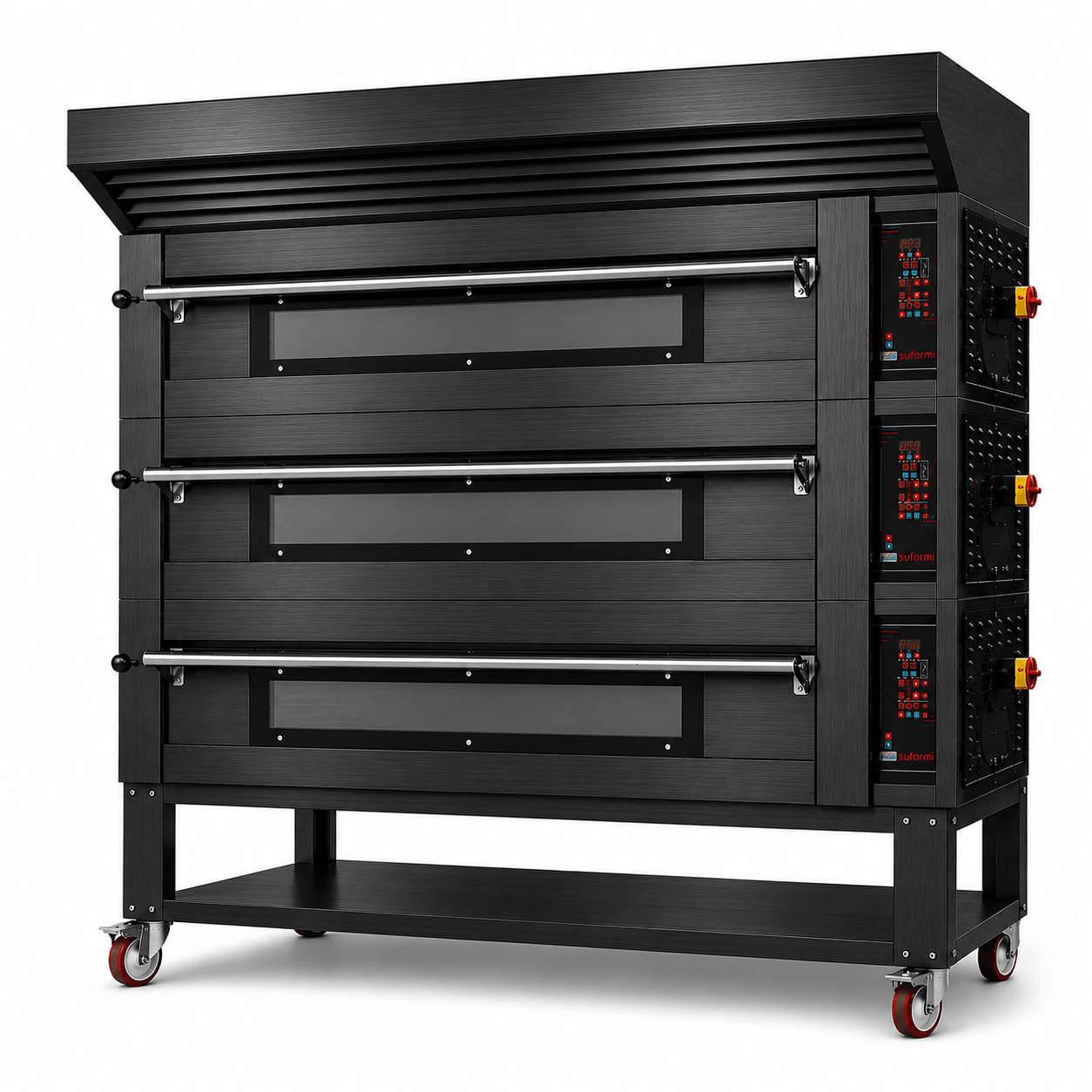 Sud Forni Zaffiro - Triple Deck - 27x30cm Pizza - 500˚C - Pizza Oven - ZN-95E - Expandable - Pizza Solutions