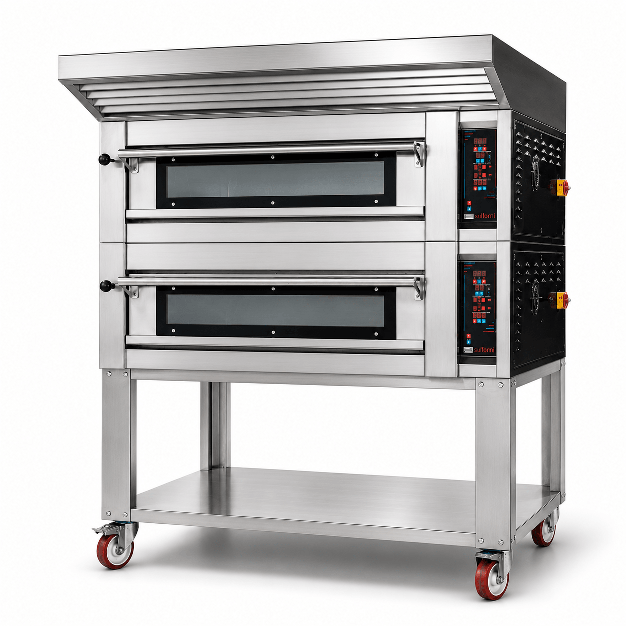 Sud Forni Zaffiro - Twin Deck - =12x33cm Pizza - 500˚C - Pizza Oven - ZN-80 - Expandable - Pizza Solutions