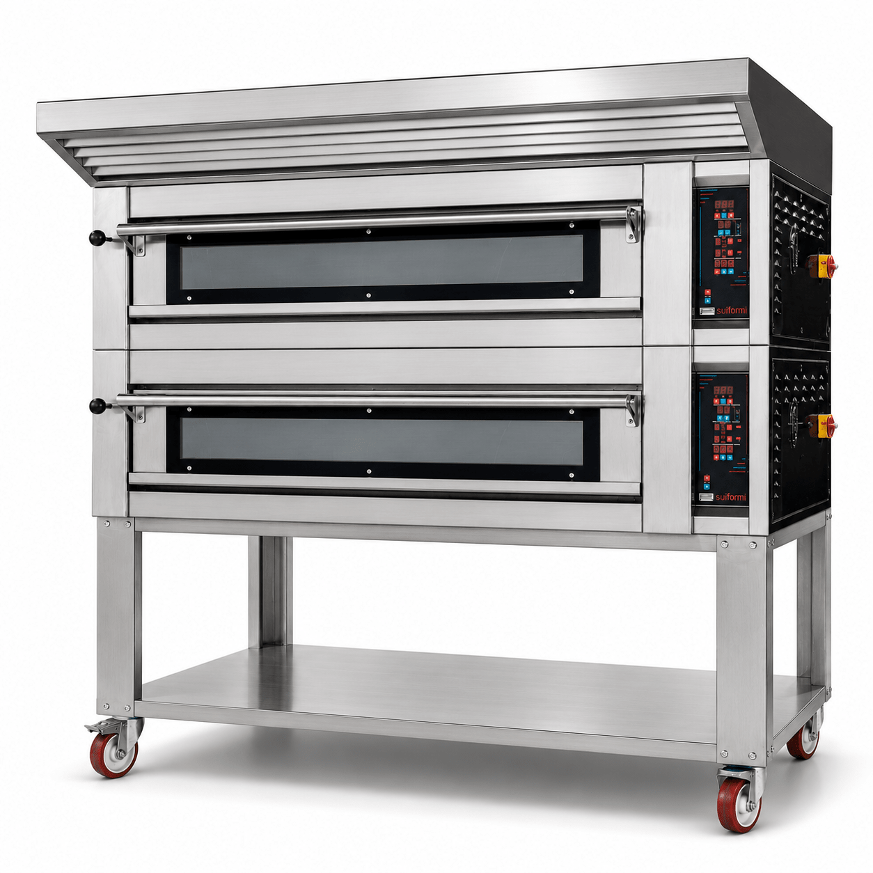 Sud Forni Zaffiro - Twin Deck - 18x30cm Pizza - 500˚C - Pizza Oven - ZN-95E - Expandable - Pizza Solutions