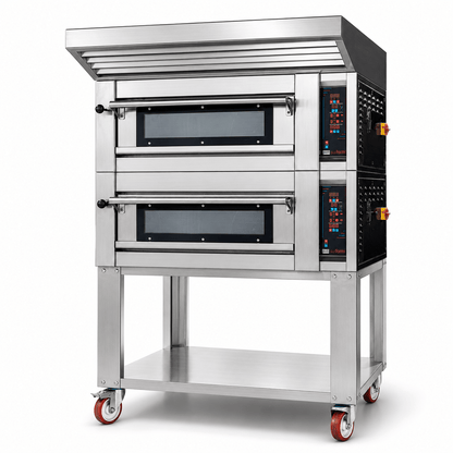 Sud Forni Zaffiro - Twin Deck - 8x30cm Pizza - 500˚C - Pizza Oven - ZN-65 - Expandable - Pizza Solutions