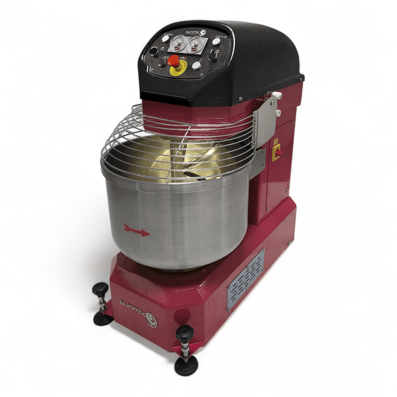 Sunmix Classic Line spiral dough mixer in red