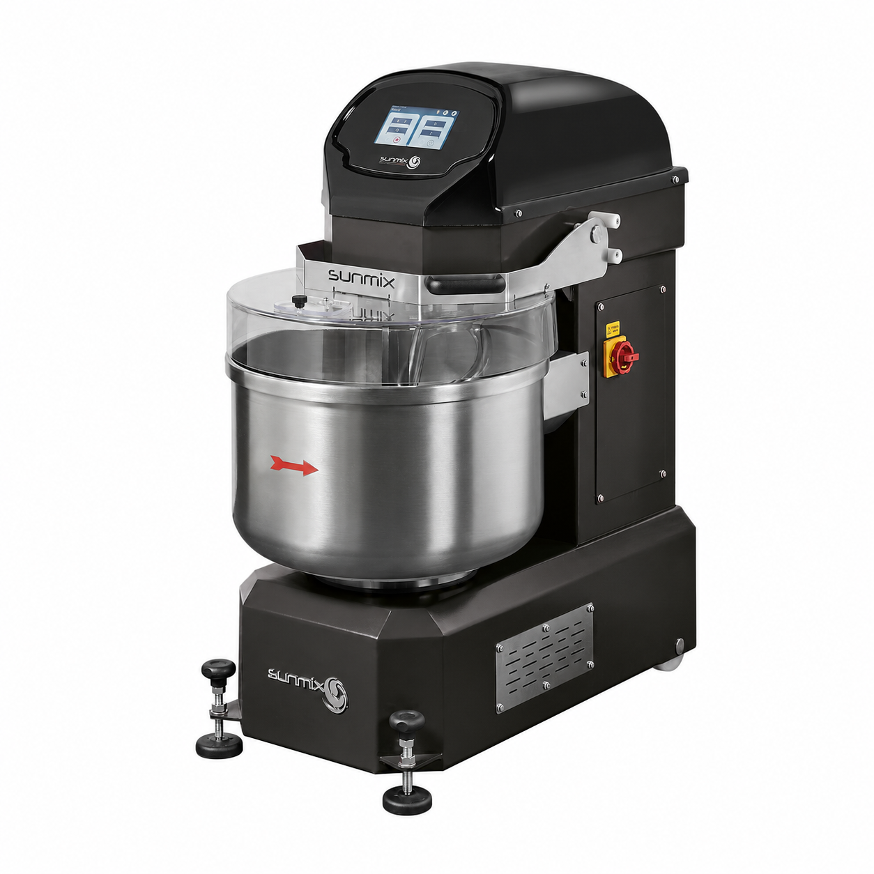 Sunmix Queen Line spiral dough mixer in black
