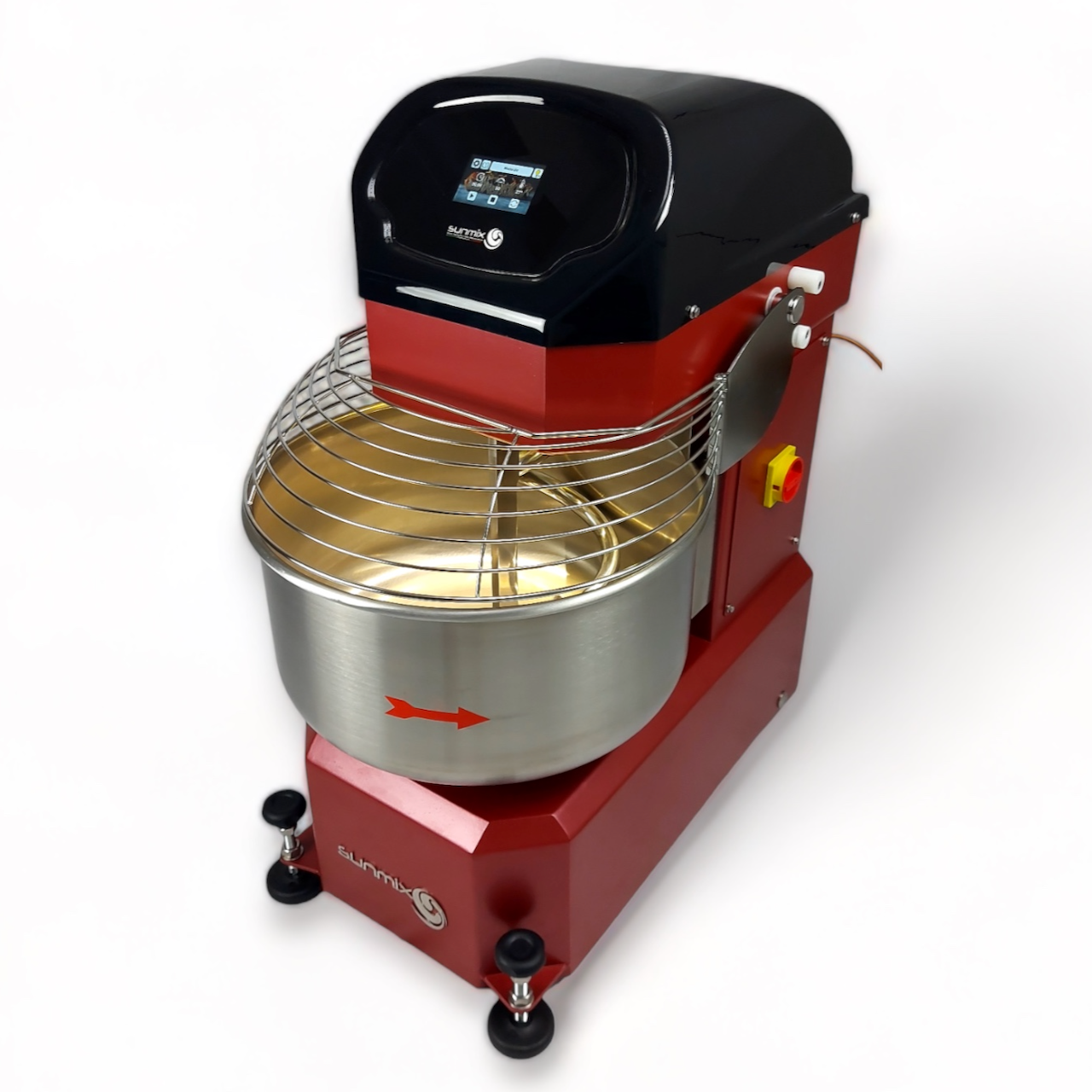 Sunmix Smart Line spiral dough mixer in red