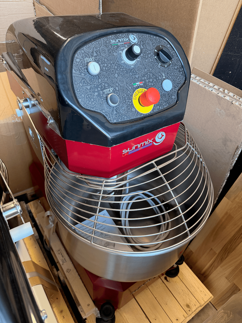 Sunmix Top Line 40 Spiral Dough Mixer Latest 3kW model - Ex Demo 6279 - Pizza Solutions