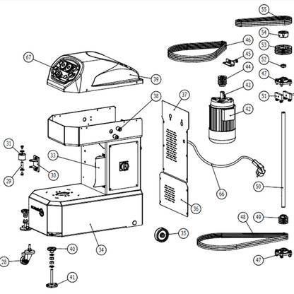 Top Line 30/40 Top V Belts V2 4 x BELTS - Pizza Solutions
