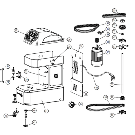 Top Line 50/60 V2 Black Lid - Pizza Solutions