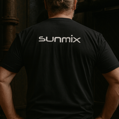 Unisex Sunmix Evo Short Sleeve T-Shirt - Black - Pizza Solutions